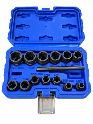 caisse extracteur de boulons 14PCS