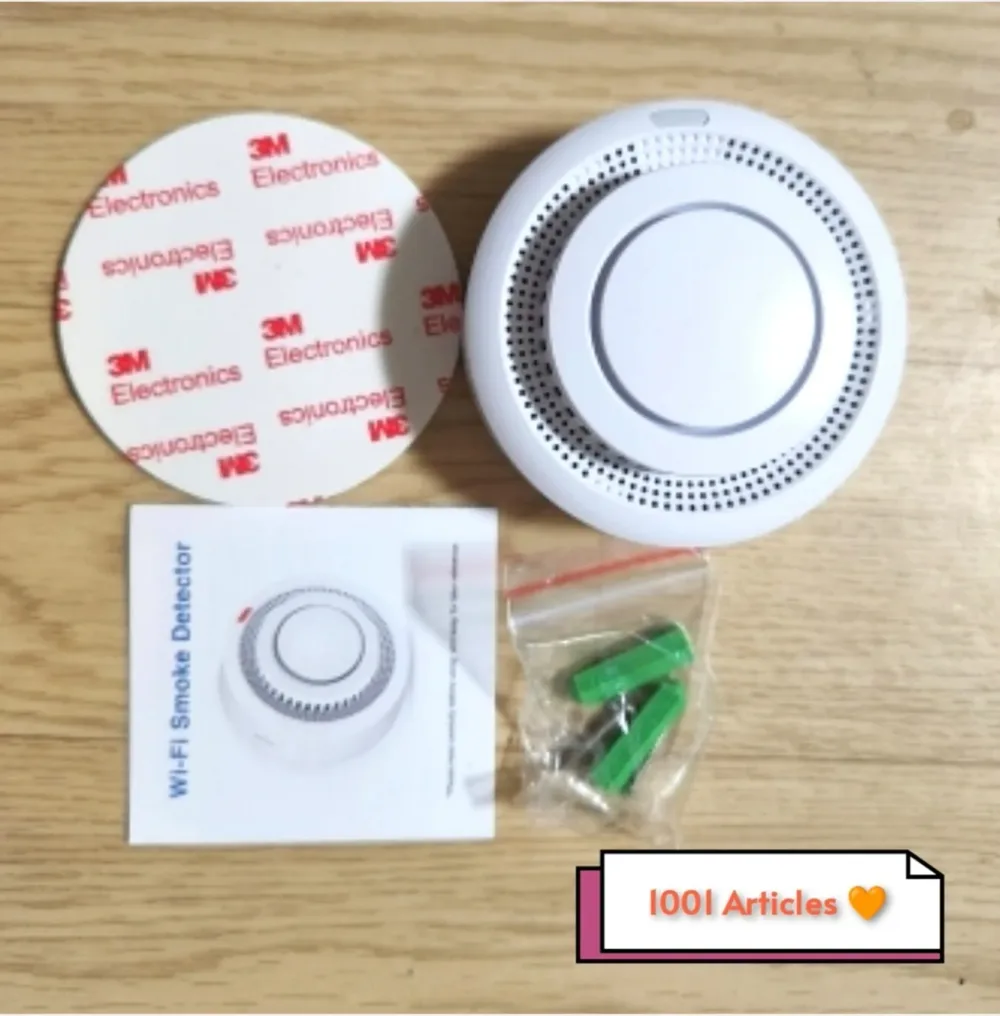 Capteur intelligent de fumée et incendie 🔥 Tuya Smart