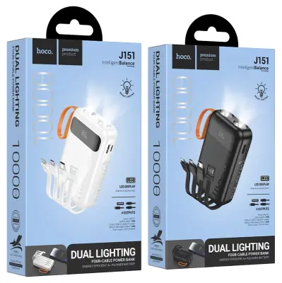 Power bank  J151 Spirit  10W 4 cables 10000mAh