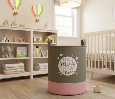 Panier de Rangement Ovale – Grande Capacité & Design Mignon