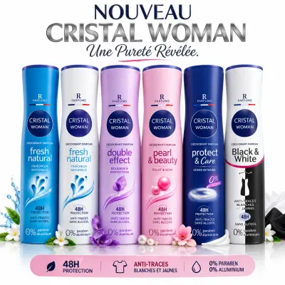BUTTERFLY Cristal Woman Déodorant Femme 200ML