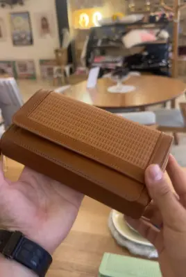 Pochette Continental Tressée