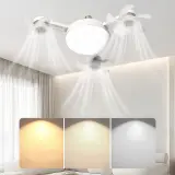 مصباح ومروحة السقف الذكية بتصميم درون