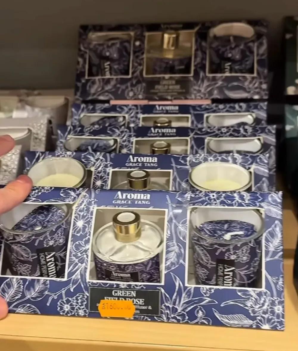 Coffret Parfum d'Intérieur Aroma Grace Tang — Green Field Rose