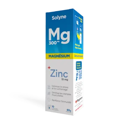 Magnésium+zinc Solyne 300mg