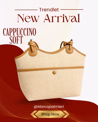 CAPPUCCINO SOFT – Sac Femme Tressé Élégant