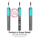 Fer à souder électrique portable, écran LED, Température réglable, USB Type C.
