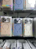 Coque iPhone MagSafe Silicone + Protection Lentille