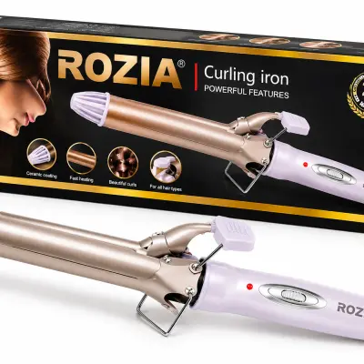 ROZIA Curling Iron – Fer à Boucler Professionnel en Céramique