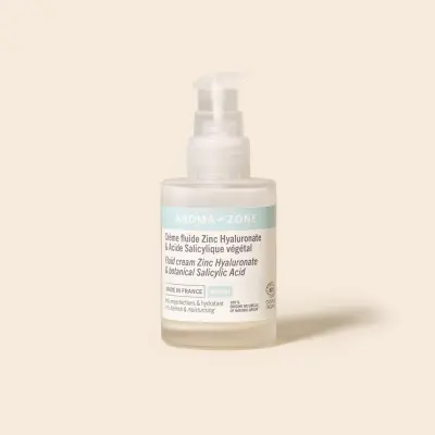Crème fluide Zinc hyaluronate & Acide salicylique végétal