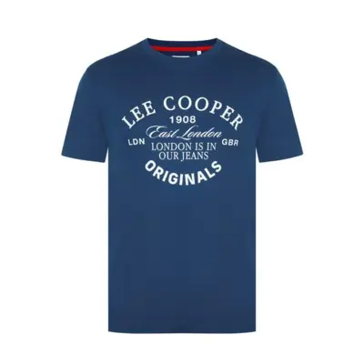 T-shirt 100% Coton 590131/18 Lee cooper Bleu