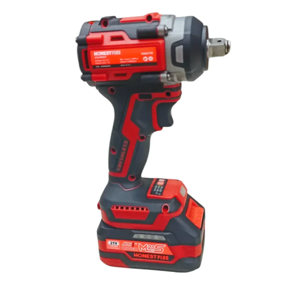 Boulonneuse a choc sans-fil brushless 600n.m 21v HONESTPLUS YAE6178
