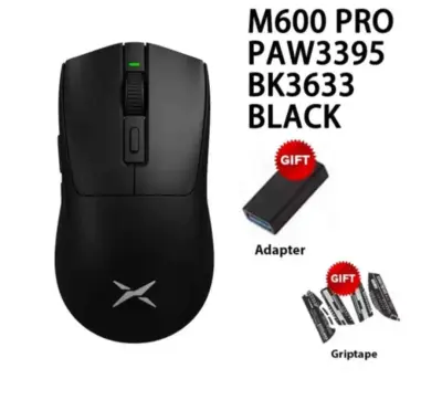 Mouse Gaming Deleux M600 Pro Paw 3395/26000 DPI / 56g /wireless 🛜+Cable