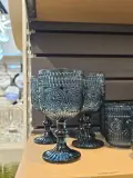 COLLECTION DE VERRES DÉCORÉS BLUE
