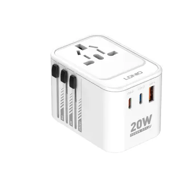 3 USB Ports 20W GaN Travel Adapter Z9