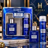 Coffret Cadeaux Parfum Security - Bleu Sensation - 2Pcs Pour Homme