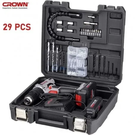 Visseuse perceuse crown 20v 29pcs