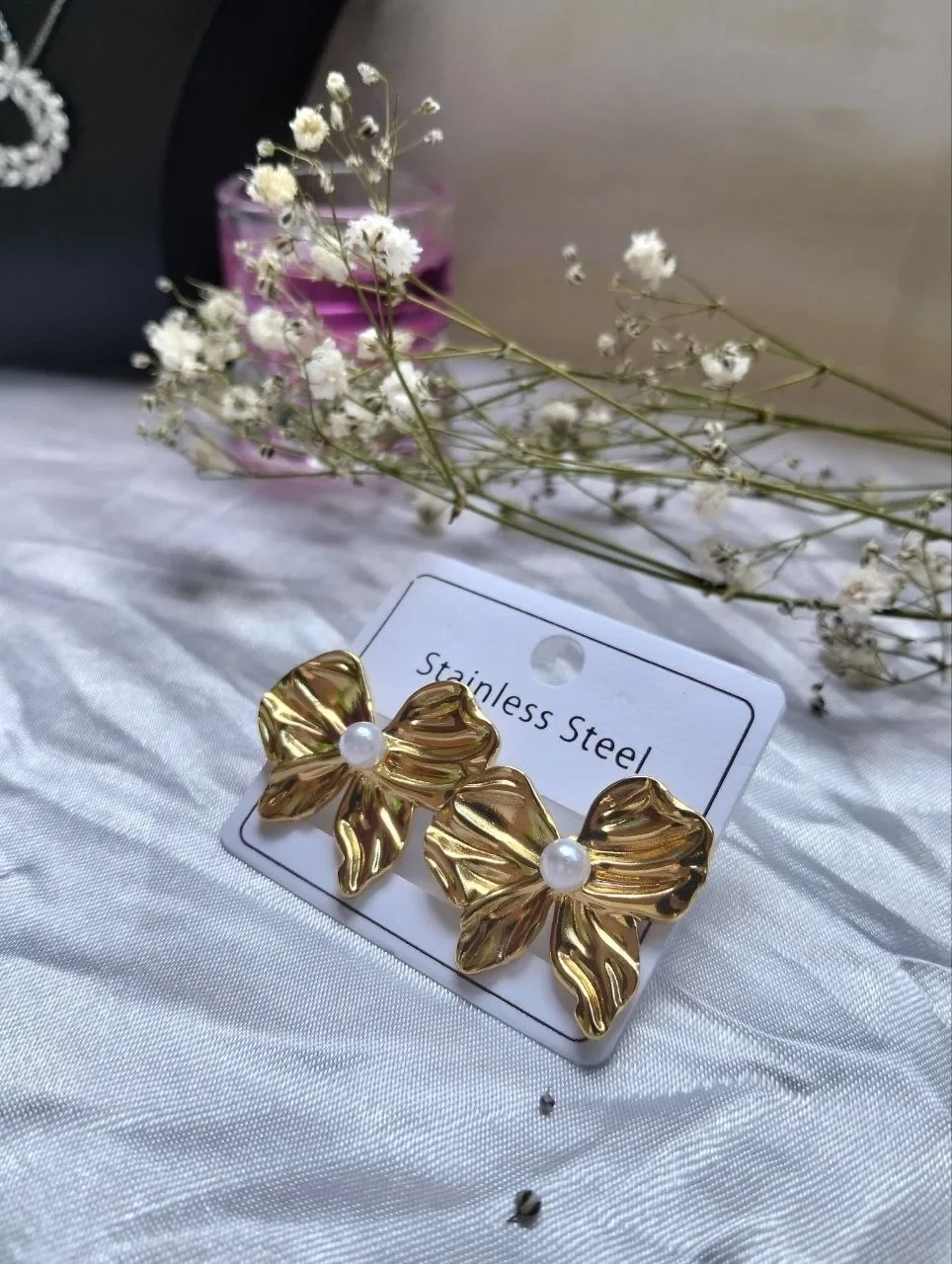 Boucles d’oreilles acier inoxydable