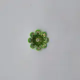 Fleur avec strass
