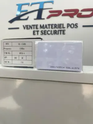 (CARTE PVC RFID 125 KHZ (200 CARTES