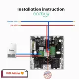 Thermostat connectée avec récepteur RF 433 Ghz