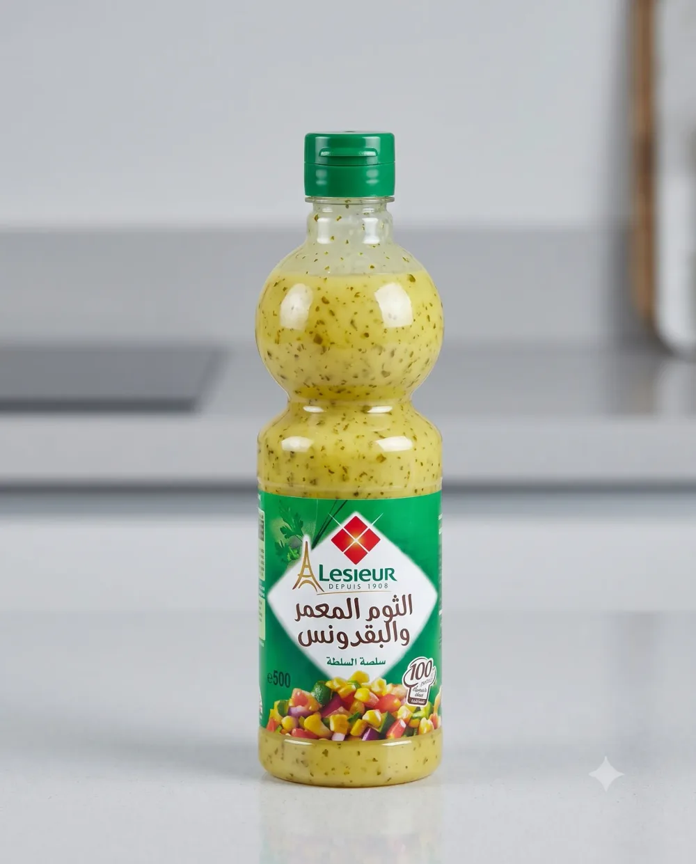 صلصلة السلطة-الثوم المعمر والبقدونس- 500مل