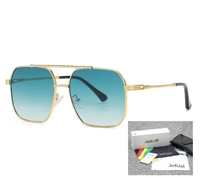 lunettes jackjad coleur vertbleu