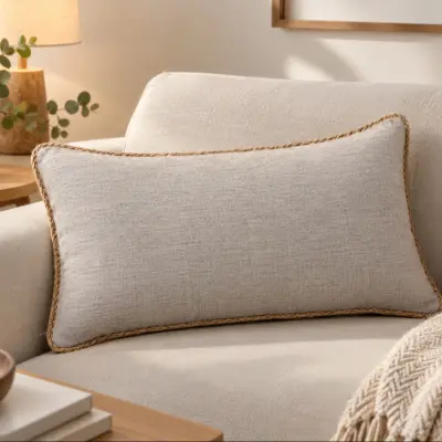 Coussin décoratif50 cm sur 30 cm (vide)