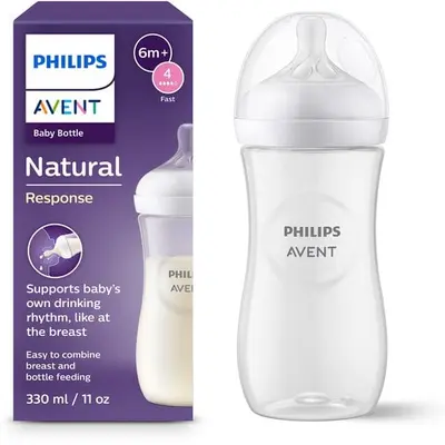 Biberon à Réponse Naturelle plastique de 330 ml