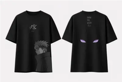 T-shirt Oversize Naruto - Pain (Akatsuki)