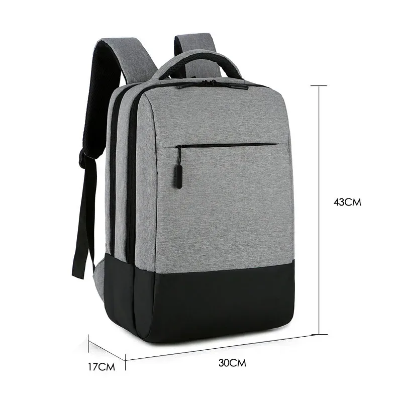 Sac à Dos Ordinateur Portable Multifonctionnel avec Port de Charge USB Grand Volume SACHM07GR - حقيبة ظهر متعددة الاستخدامات للكمبيوتر المحمول والعمل مع منفذ شحن