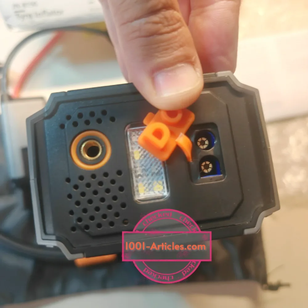 Kit de démarrage de voiture et Compresseur d'air numérique - JKUOO - 180 PSI